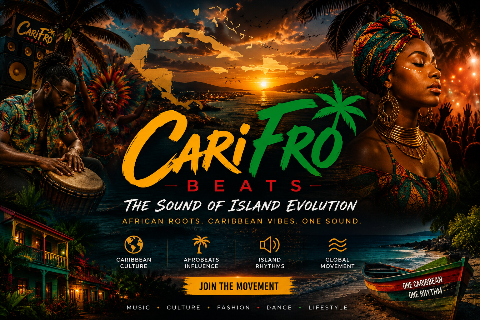 CariFro Beats hero culture image